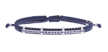 Concordia Iconic Bracelet – Blue Sapphires & White Gold (AC17/3Z-S)