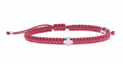 Concordia Indole Cross Bracelet – Diamonds & White Gold (CROCE*-S)