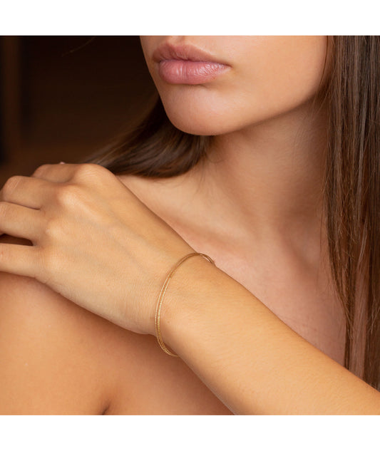 Magic Wire – Angel Armband, 3 Lines, 18K Gelbgold