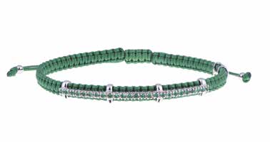 Concordia Iconic Bracelet – Emeralds & White Gold (AC17/3SM-S)