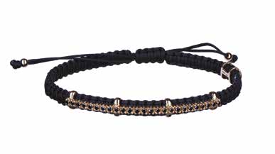 Concordia Iconic Bracelet – Black Diamonds & Yellow Gold (AC17/4N-S)