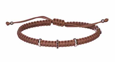 Concordia Jump Bracelet – Black Diamonds & Rose Gold (AC19/3OV-1N-S)