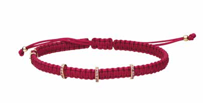 Concordia Jump Bracelet – Pink Sapphires & Yellow Gold (AC19/3OV-ZR-S)