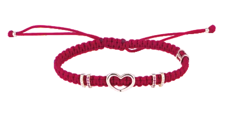 Concordia Cuore Bracelet – Diamonds & Rubies & Yellow Gold (AC20/CU-2OVD-2OVR-S)