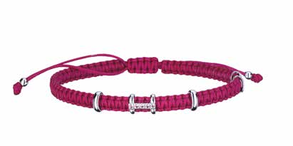 Concordia Bridge Bracelet – Pink Sapphires & White Gold (AC21/1A-ZR-2OV-S)