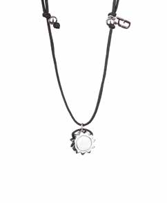 Concordia Flow Sun Necklace – 18K White Gold (AC26/SOLE-S)