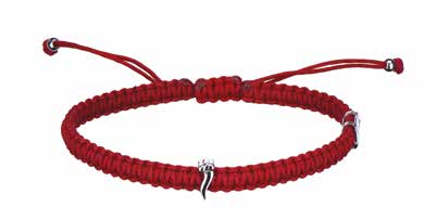 Concordia Indole Italian Horn Bracelet – 18K White Gold (CORNO-S)