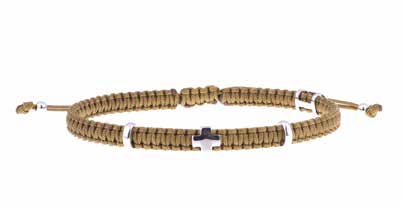 Concordia Indole Cross Bracelet – 18K White Gold (CROCE/2OV-S)