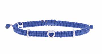 Concordia Indole Heart Bracelet – Diamonds & White Gold (CUOREV*/2OVD-S)