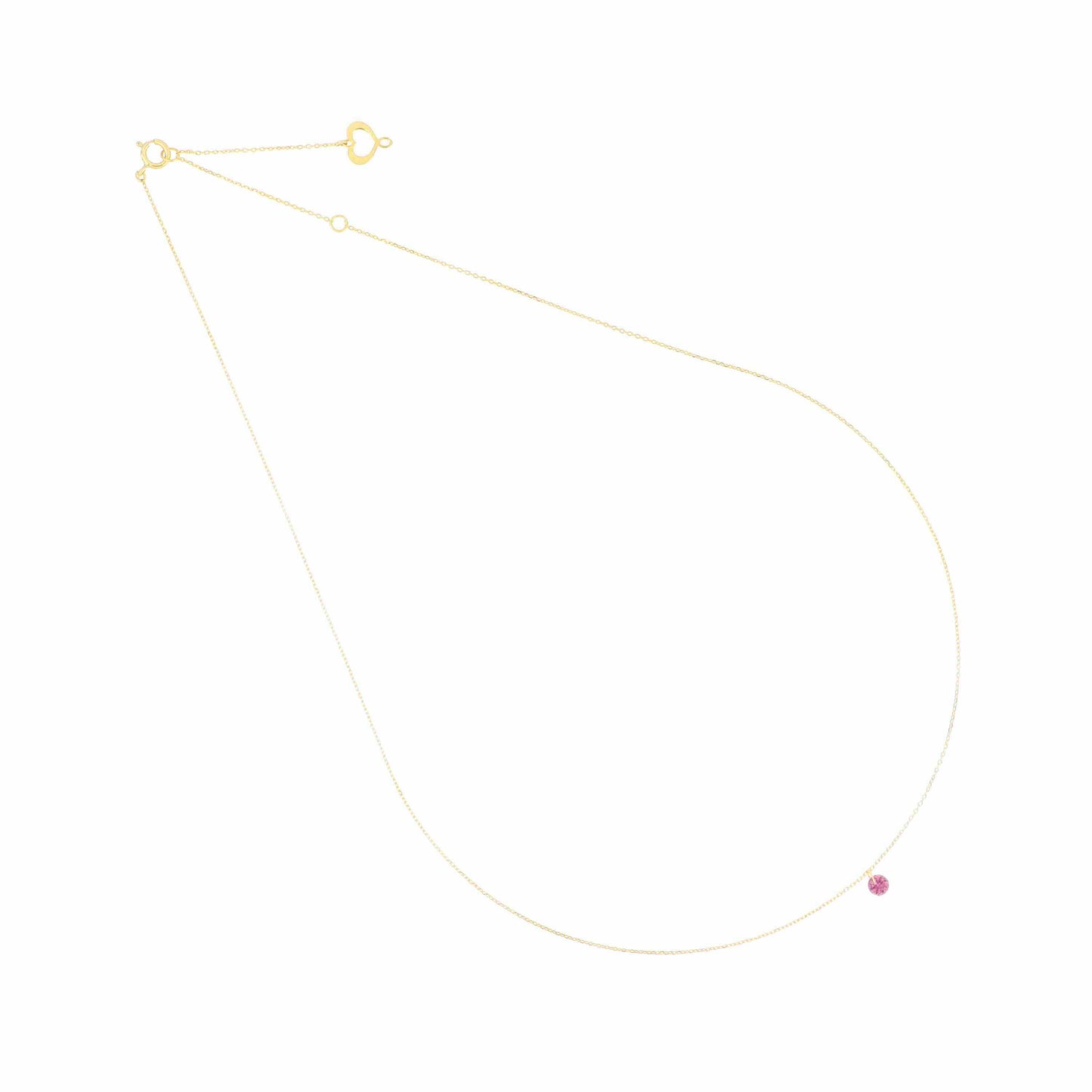 Maman et Sophie Gold 18K – Halskette Pietre Nude, Gelbgold, Rhodolith