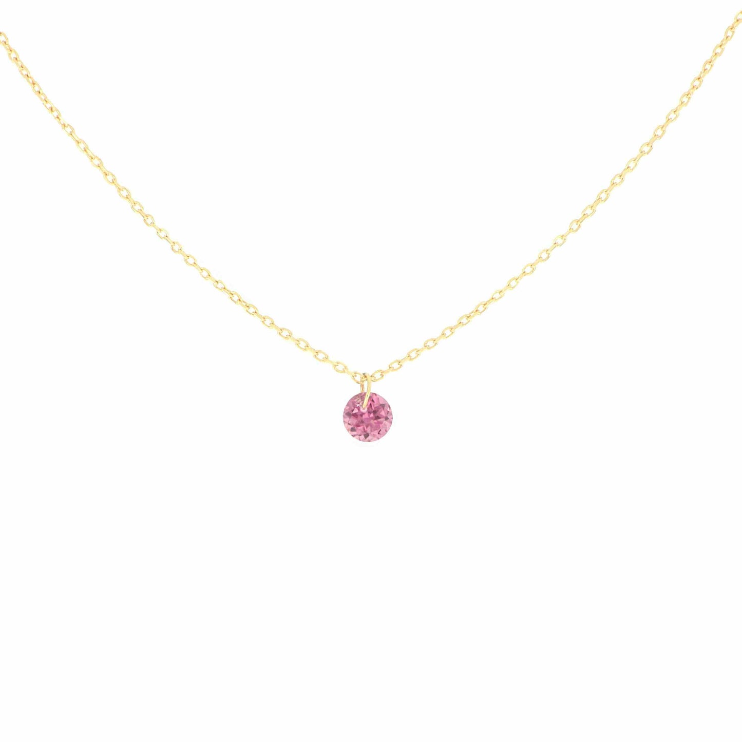 Maman et Sophie Gold 18K – Halskette Pietre Nude, Gelbgold, Rhodolith