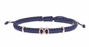 Concordia Indole Infinity Bracelet – Diamonds & Rose Gold (INFIN*/2OV-S)