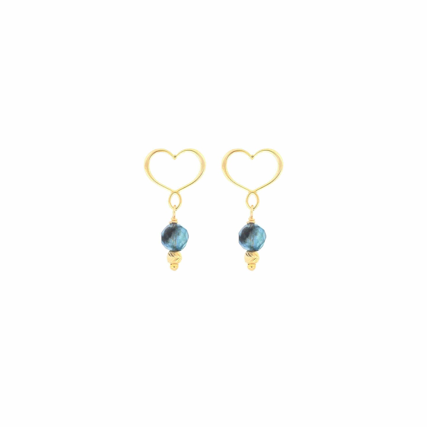 Maman et Sophie Argento – Ohrringe Rosari, Aquamarin